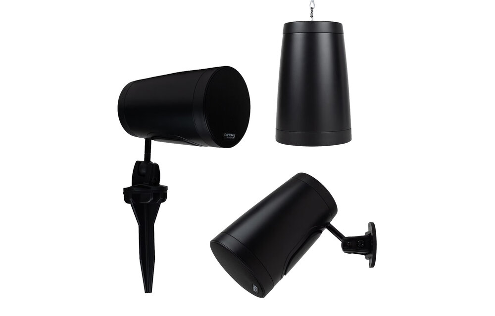WP40XTB 4" Compact Pendant Speaker 8 ohm Black