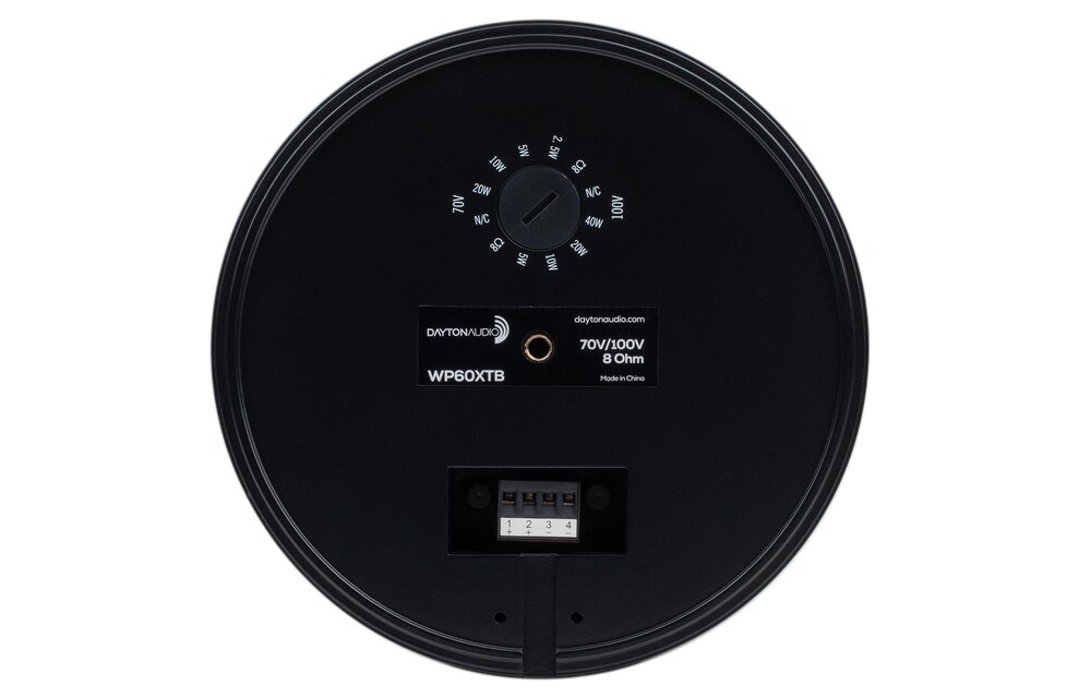 WP60XTB 6-1/2" Pendant Speaker 8 ohm Black