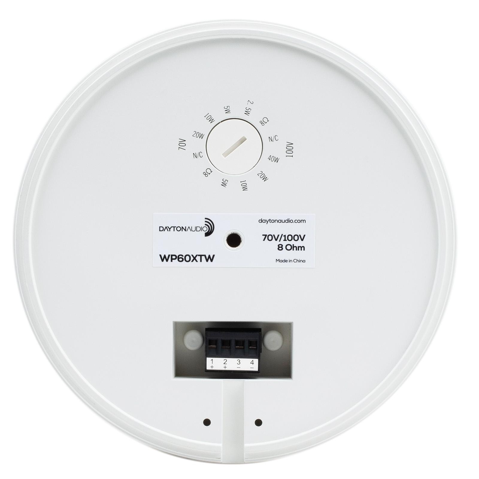 WP60XTW 6-1/2" Pendant Speaker 8 ohm White