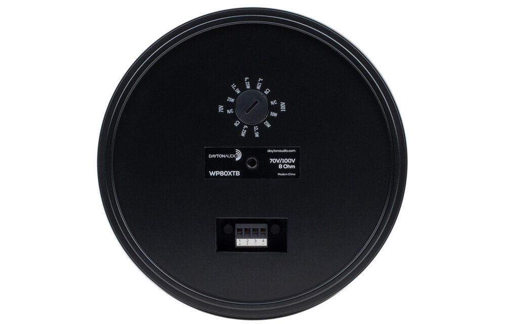 WP80XTB 8" Pendant Speaker 8 ohm Black