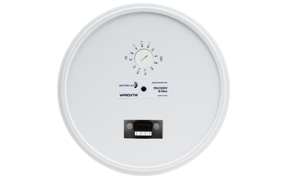 WP80XTW 8" Pendant Speaker 8 ohm White