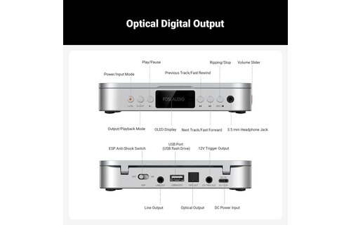 Merak CD Player with DAC & Headphone Amplifier
