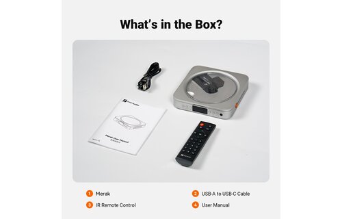 Merak CD Player with DAC & Headphone Amplifier