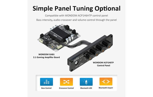 AA-KA32481 TPA3116 2 x 50 W + 1 x 100 W 2.1 Gaming Amplifier Board