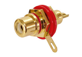 Cinch RCA Chassis red