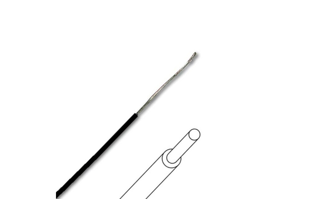 MOWMBK Full Core Hook-up Wire Black per meter