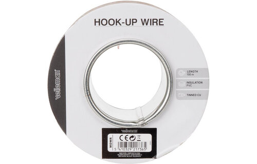 MOWMBK Full Core Hook-up Wire Black per meter
