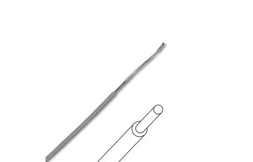 MOWMG Full Core Hook-up Wire Grey per meter