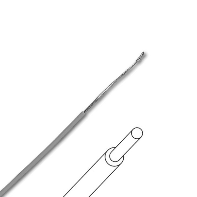 MOWMG Full Core Hook-up Wire Grey per meter