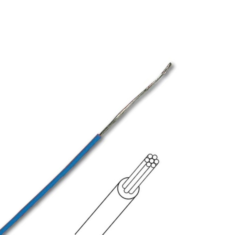 MOWB Multicore Hook-up Wire Blue per meter