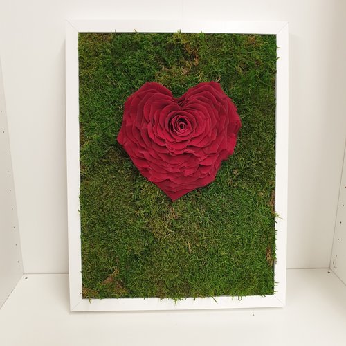 Rozen.nl Mos mit Rosen herz Rozen.nl Mos mit Rosen herz