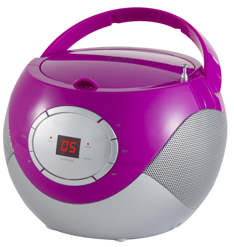 Adler Adler AD 1125p - Radio cd-speler - paars