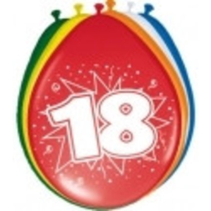 Ballonnen 18 jaar