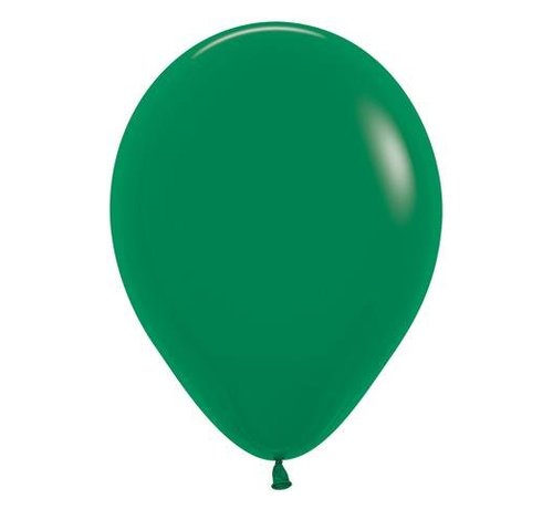 Donkergroene Ballonnen - 100 stuks