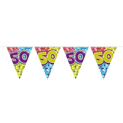 Goedkoop vlaggetjes 50 jaar online kopen