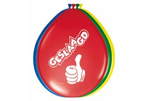 Geslaagd Ballonnen 30cm - 8 stuks