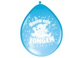 Geboorte Ballonnen Jongens Blauw 30cm - 8 stuks