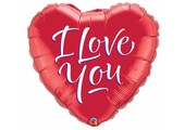 Hartjes Ballon I Love You 46cm - Per Stuk