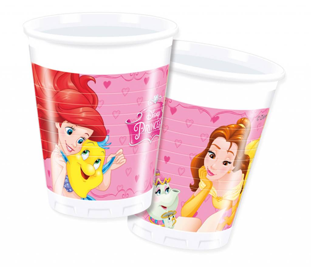 Disney Prinsessen Bekers - 8 stuks