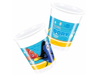 Disney Finding Dory Bekers - 8 stuks