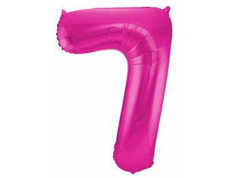 Cijfer Ballon Paars 7 - 86cm