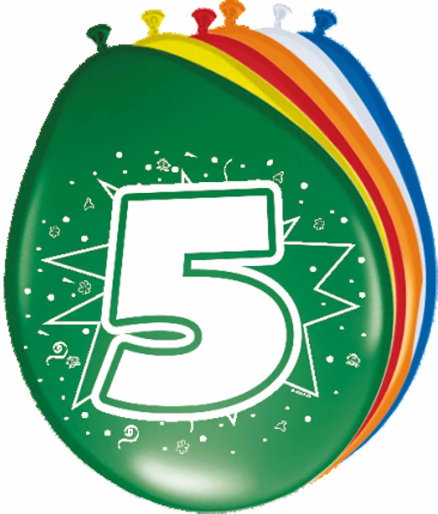 Vrijgevigheid tevredenheid Regan Goedkope Verjaardag ballon 5 jaar online kopen - Feestartikelen &  Versiering - Feestartikelen Specialist