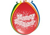 Verjaardag Ballonnen Happy Birthday 30cm - 8 stuks