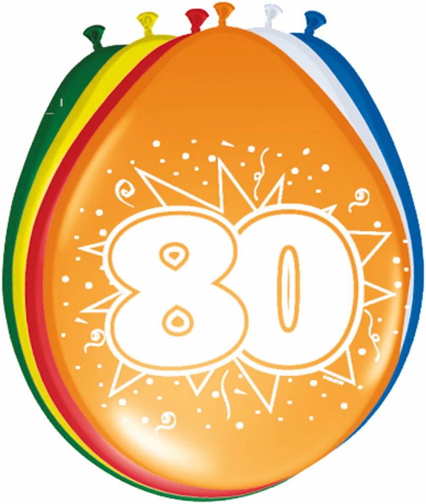 Elk jaar efficiëntie Adviseur Goedkope Verjaardag ballon 80 jaar online kopen - Feestartikelen &  Versiering - Feestartikelen Specialist