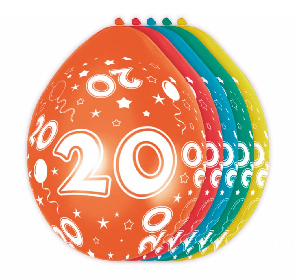sieraden de eerste Plunderen Goedkope Verjaardag ballon 20 jaar online kopen - Feestartikelen &  Versiering - Feestartikelen Specialist
