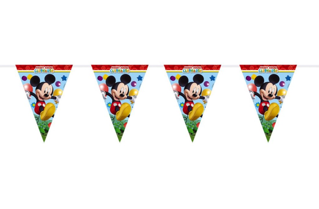 Disney Mickey Mouse Vlaggenlijn - 230cm