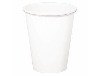 Wegwerp Bekertjes Wit - 8 stuks
