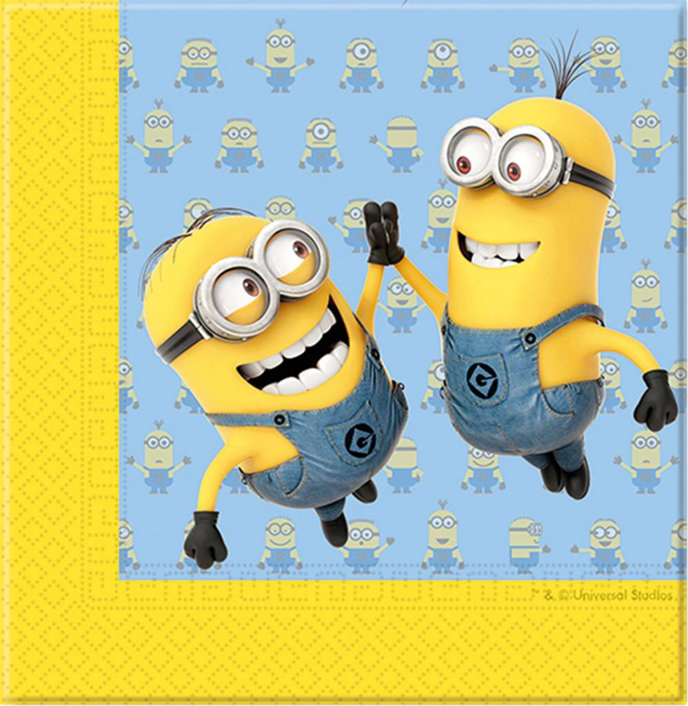 Minions Servetten - 20 stuks