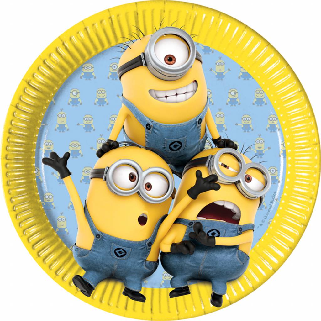 Minions Bordjes - 8 stuks