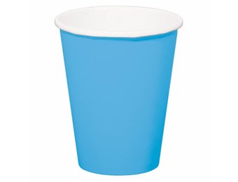 Wegwerp Bekertjes Blauw - 8 stuks