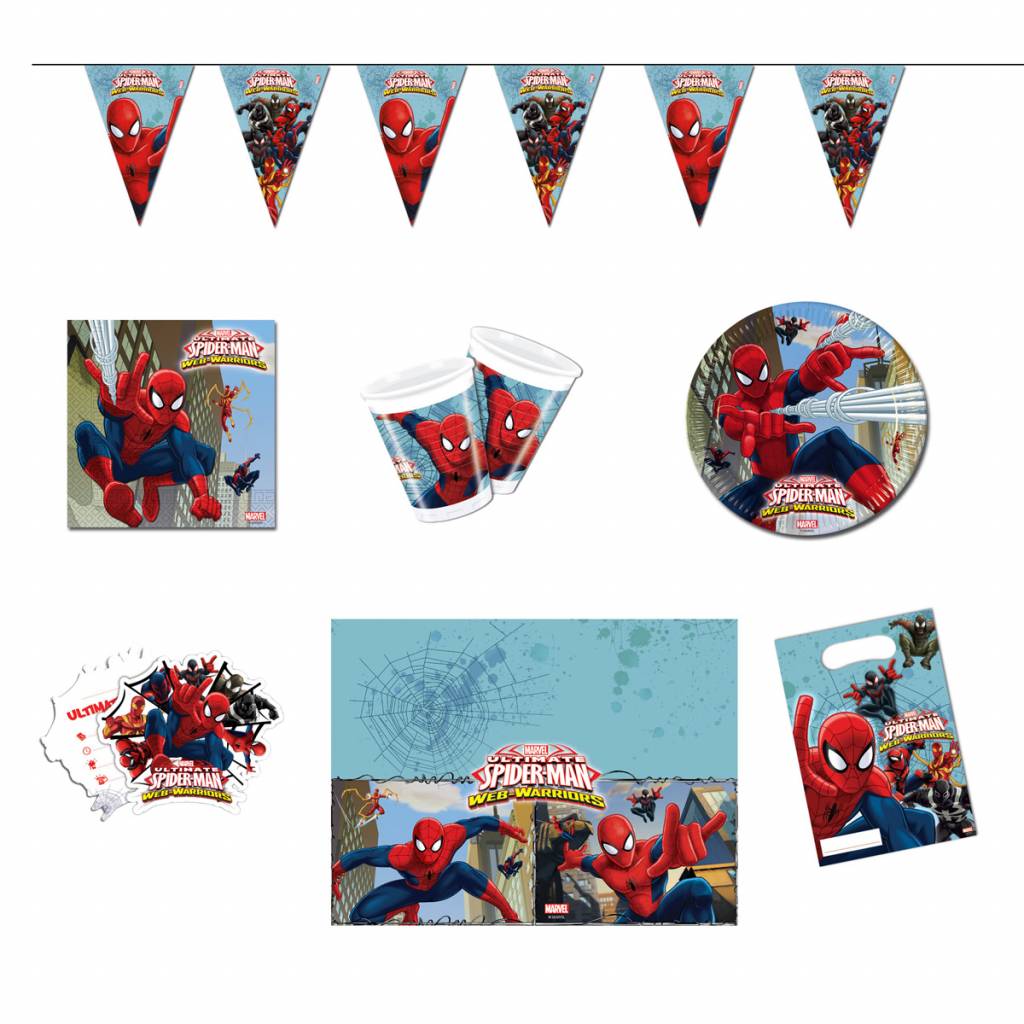 Feestpakket Spiderman - per stuk