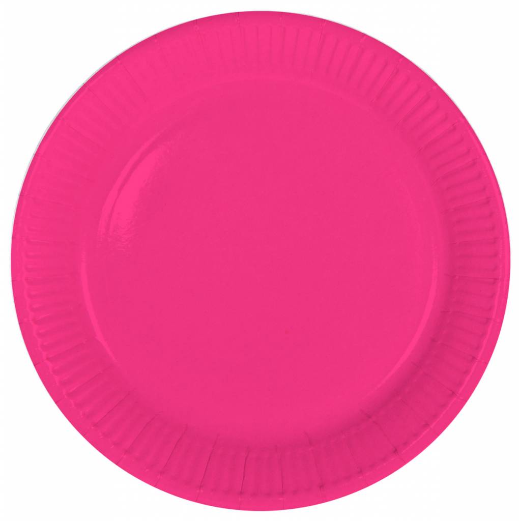 Wegwerp Bordjes Roze - 8 stuks