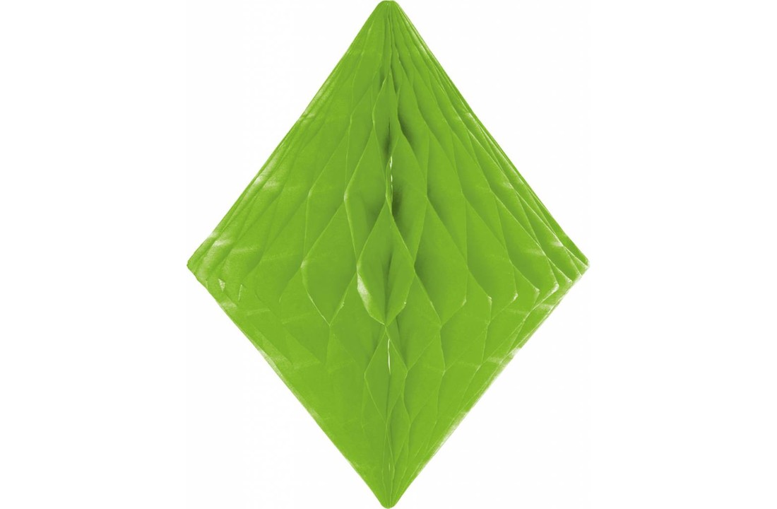 Honeycomb Diamant Lime Groen - per stuk