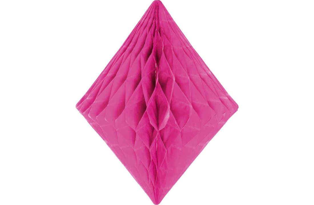 Honeycomb Diamant Magenta 30 cm - per stuk