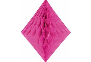 Honeycomb Diamant Magenta 30 cm - per stuk