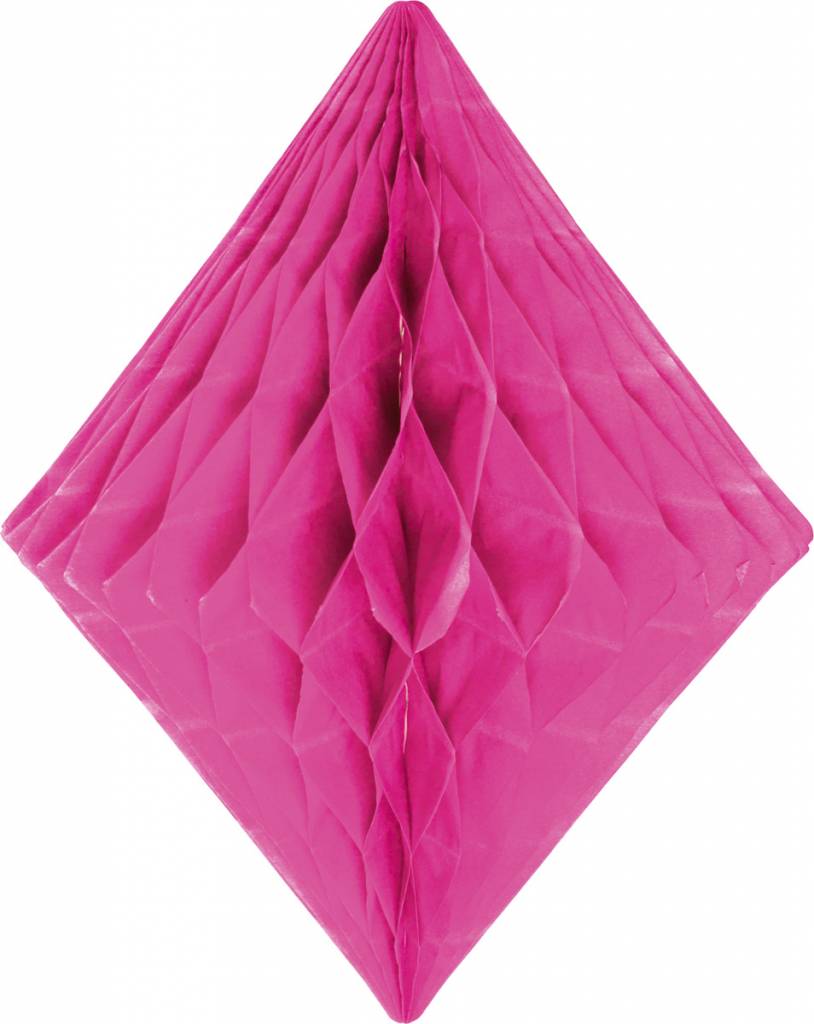 Honeycomb Diamant Magenta 30 cm - per stuk