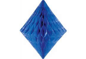Honeycomb Diamant Blauw  30 cm - per stuk