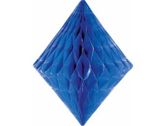 Honeycomb Diamant Blauw  30 cm - per stuk