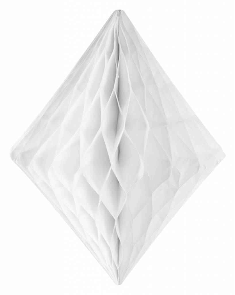Honeycomb Diamant Wit 30 cm - per stuk