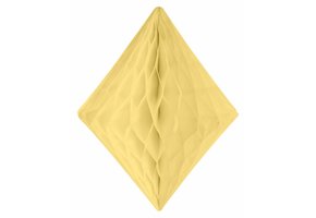 Honeycomb Diamant Ivoor/Geel 30 cm - per stuk