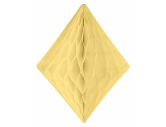 Honeycomb Diamant Ivoor/Geel 30 cm - per stuk