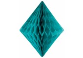 Honeycomb Diamant Turquoise 30 cm - per stuk