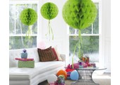 Honeycomb Bal Lime Groen 30 cm - per stuk