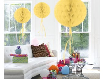 Honeycomb Bal Ivoor 30 cm - per stuk