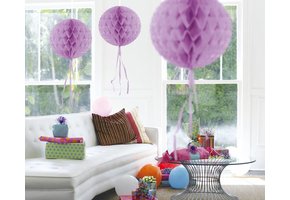 Honeycomb Bal Lila 30 cm - per stuk