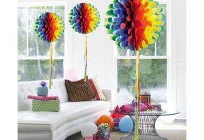 Honeycomb Fluffy Multicolor 30 cm - per stuk